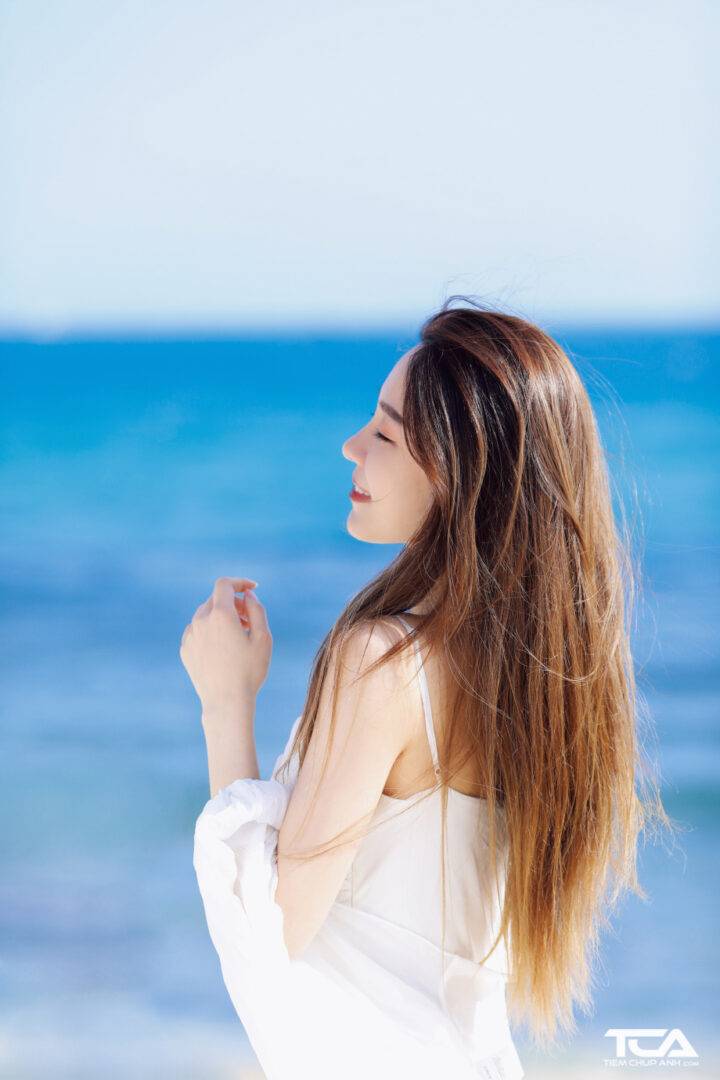chụp ảnh ở biển đẹp