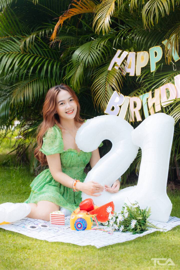 chụp ảnh sinh nhật
