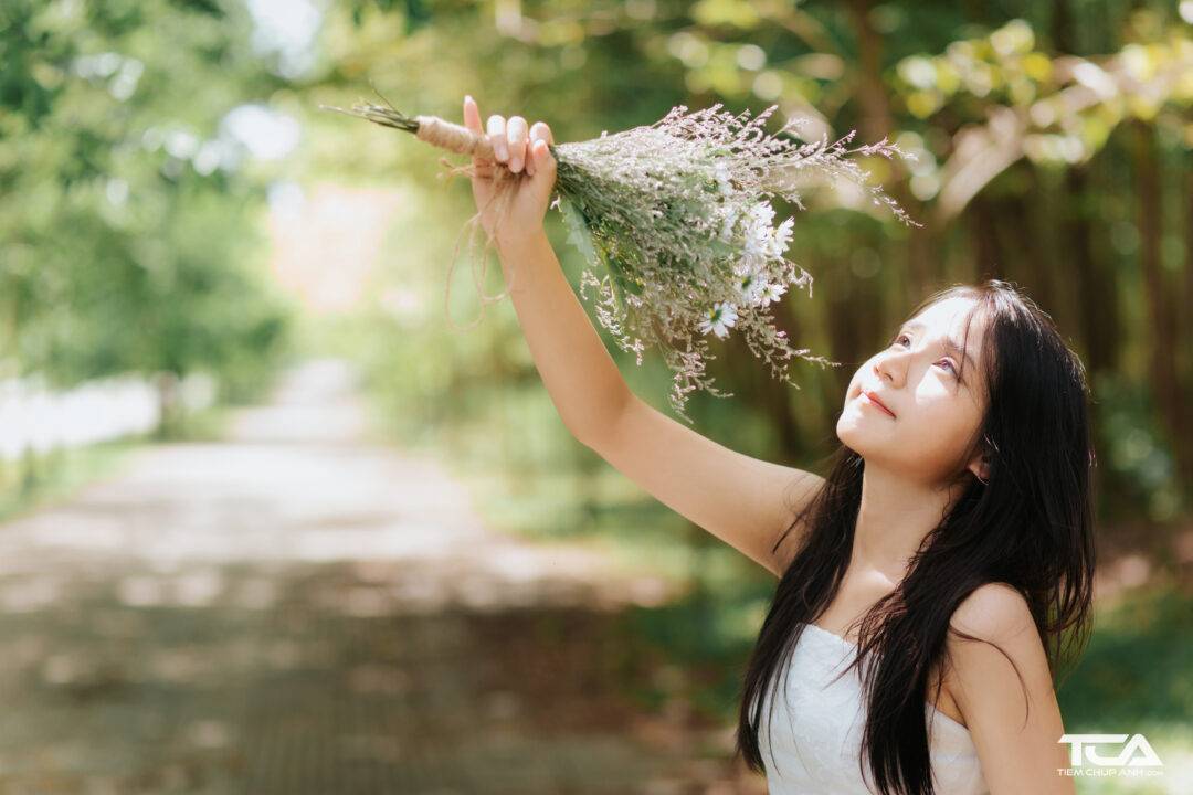 chụp hình kiểu nàng thơ