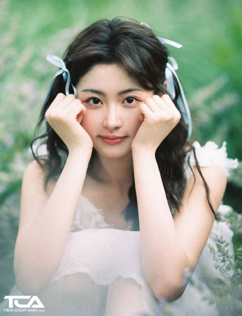 đầm 2 dây vintage