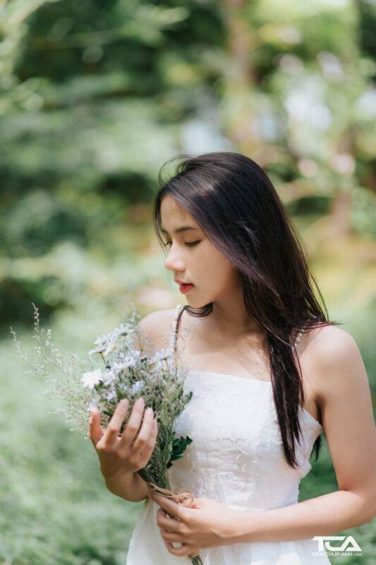chụp hình kiểu nàng thơ