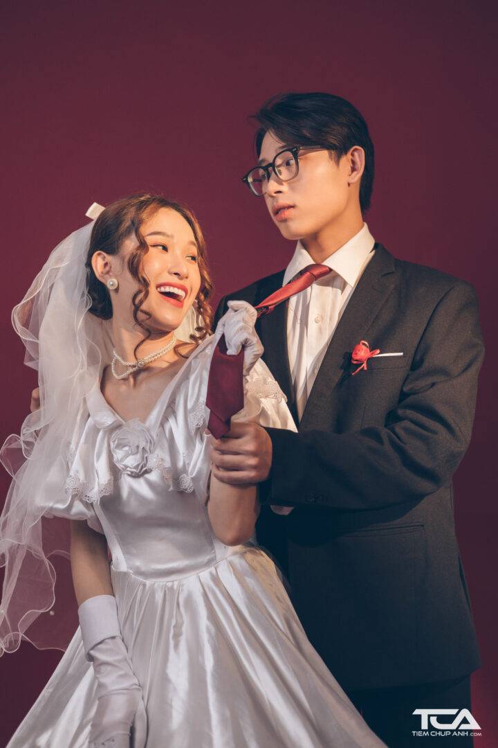 chụp ảnh cưới phong cách vintage