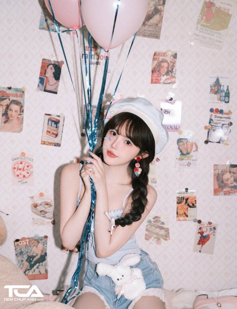 cách tạo dáng chụp sinh nhật