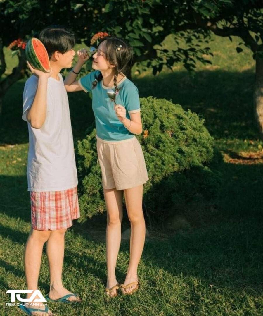 các kiểu chụp ảnh 2 người
