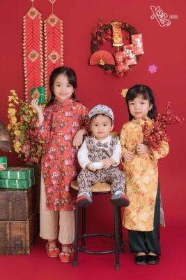 CHỤP ẢNH ÁO DÀI TẾT CHO BÉ