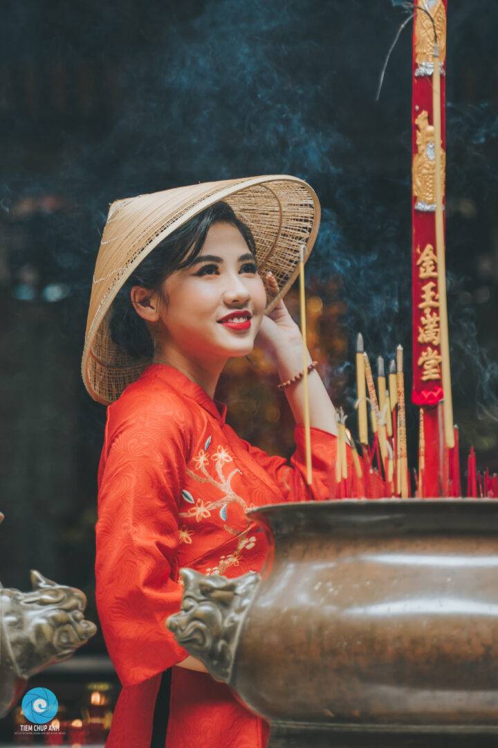 concept chụp áo dài xưa