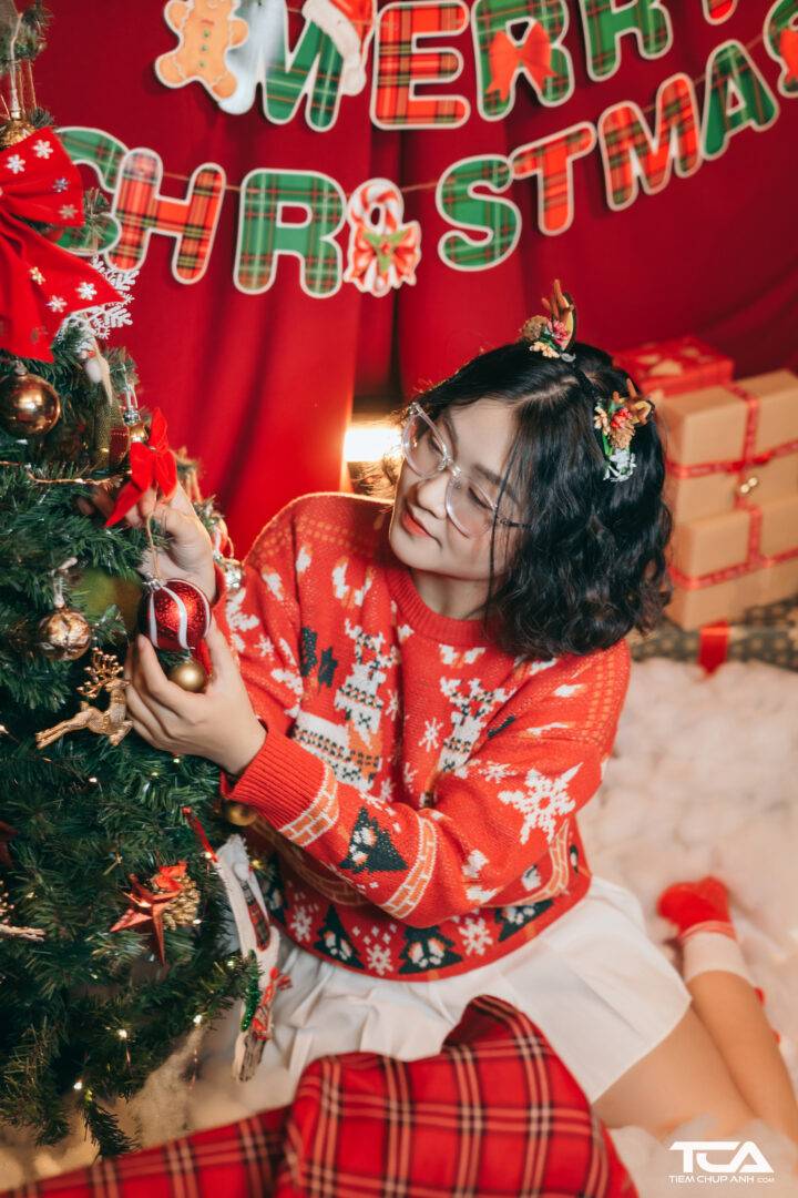 cách chụp hình giáng sinh