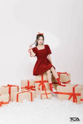 tạo dáng chụp ảnh giáng sinh