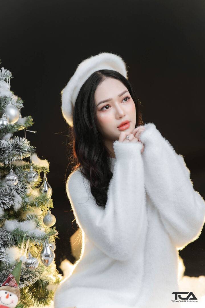 cách tạo dáng chụp giáng sinh