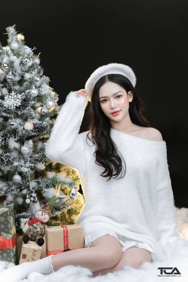 cách tạo dáng chụp noel