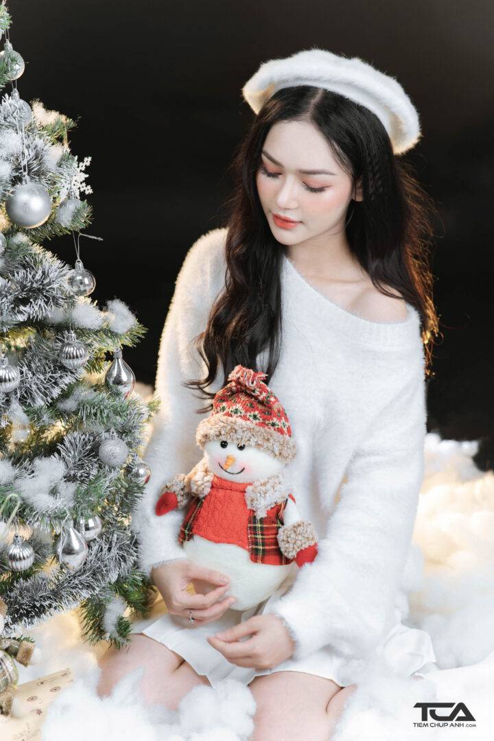 cách tạo dáng chụp ảnh giáng sinh