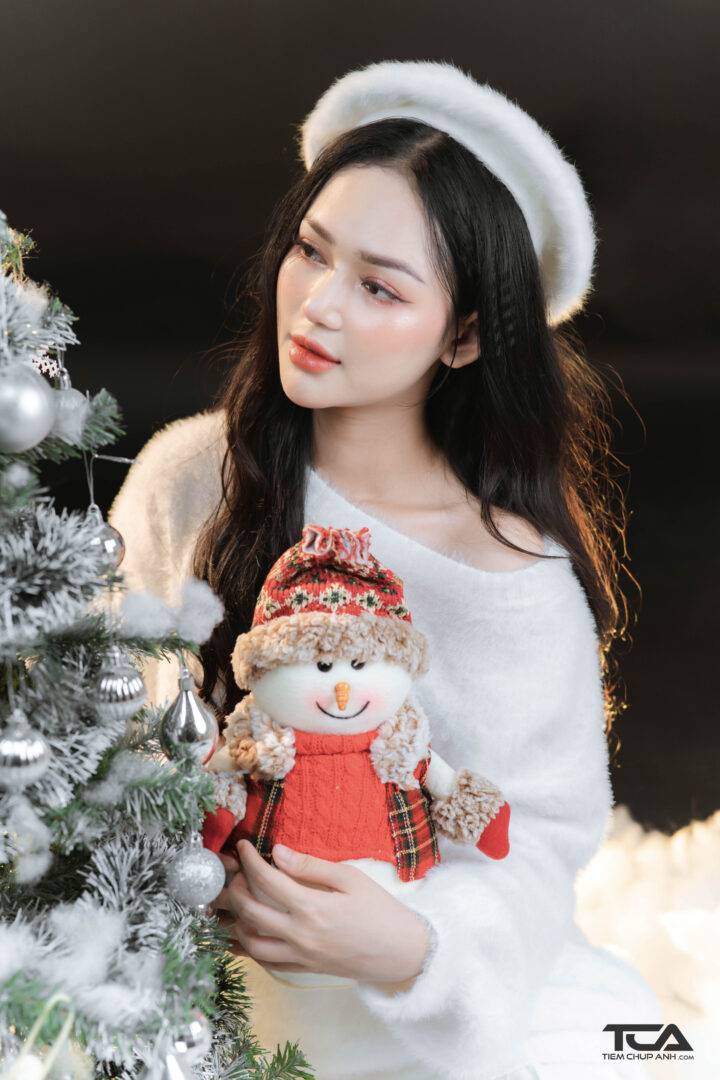 cách tạo dáng chụp ảnh giáng sinh đẹp