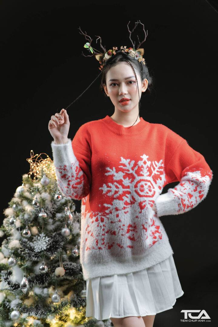 cách tạo dáng chụp giáng sinh