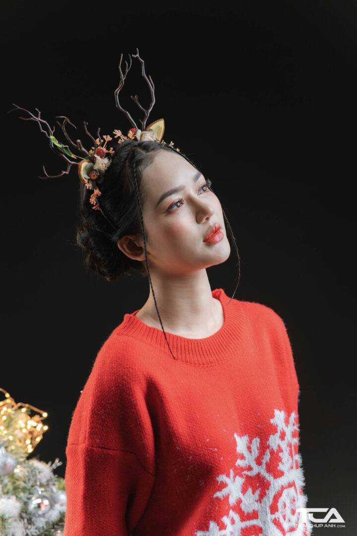 cách tạo dáng chụp giáng sinh