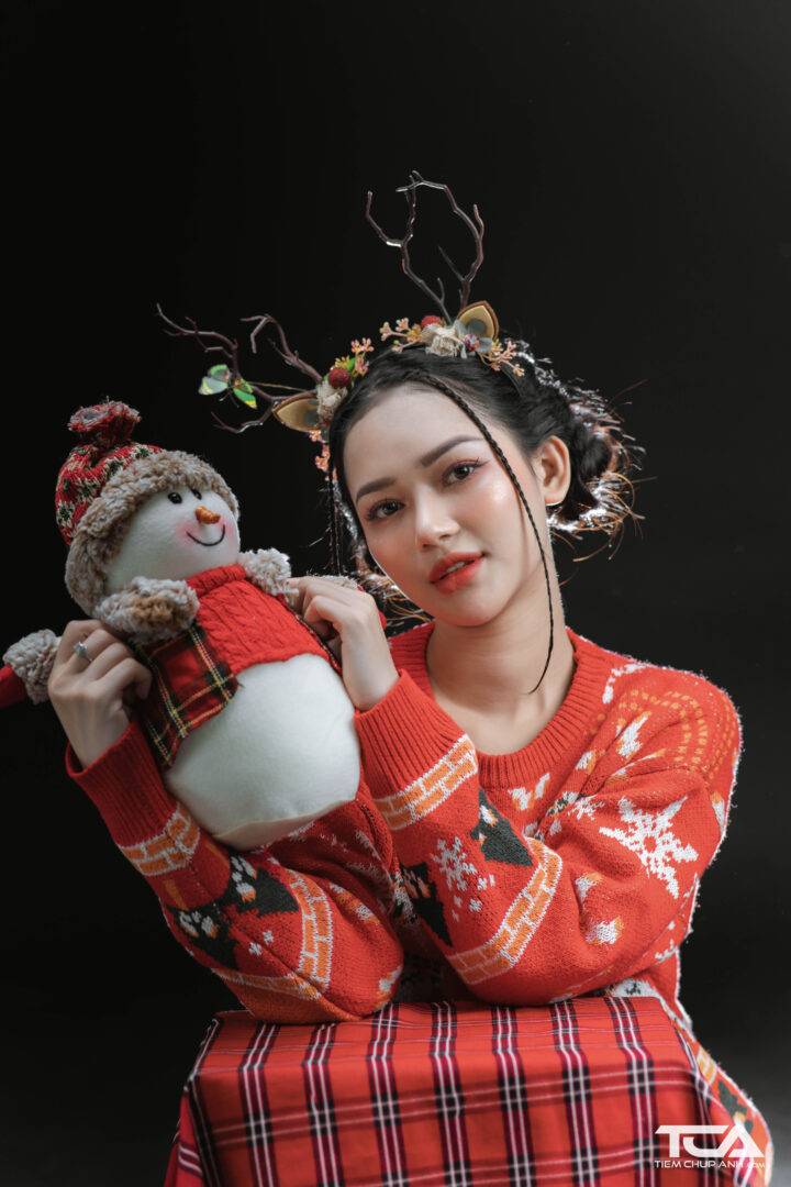 cách tạo dáng chụp ảnh giáng sinh