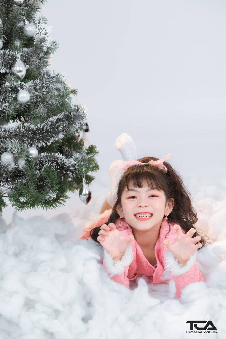 chụp hình noel cho bé