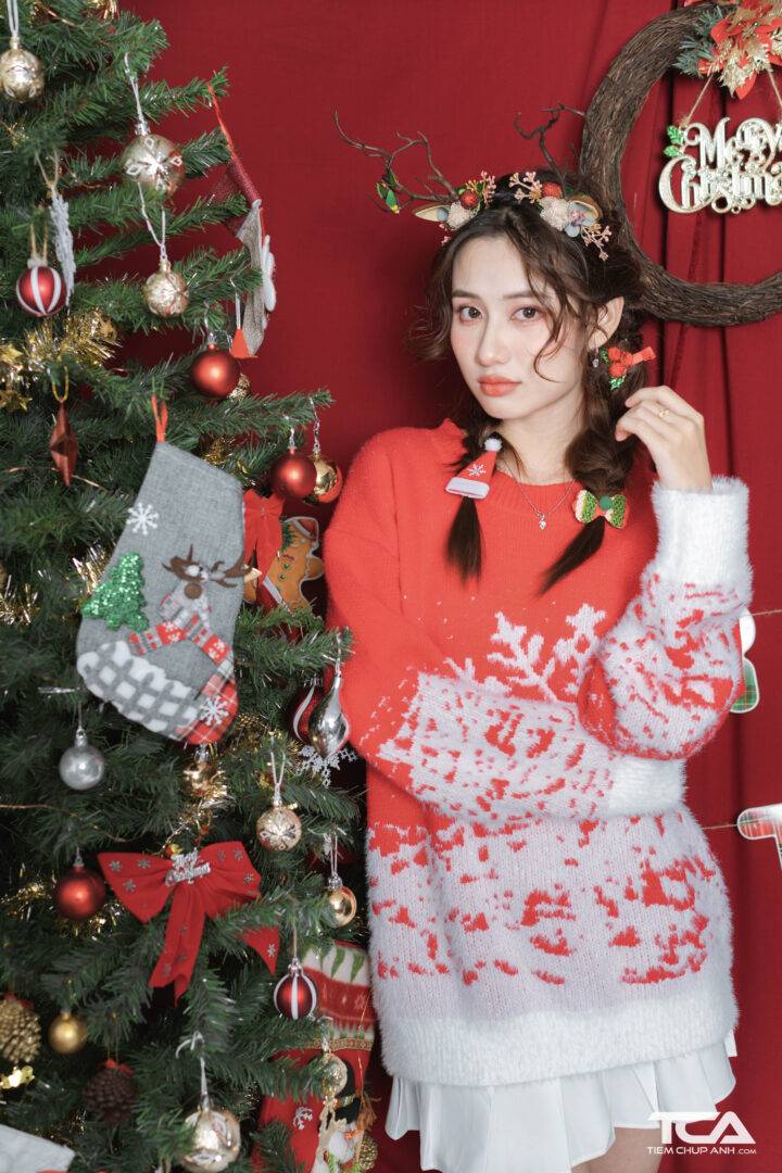 cách chụp ảnh noel tại nhà