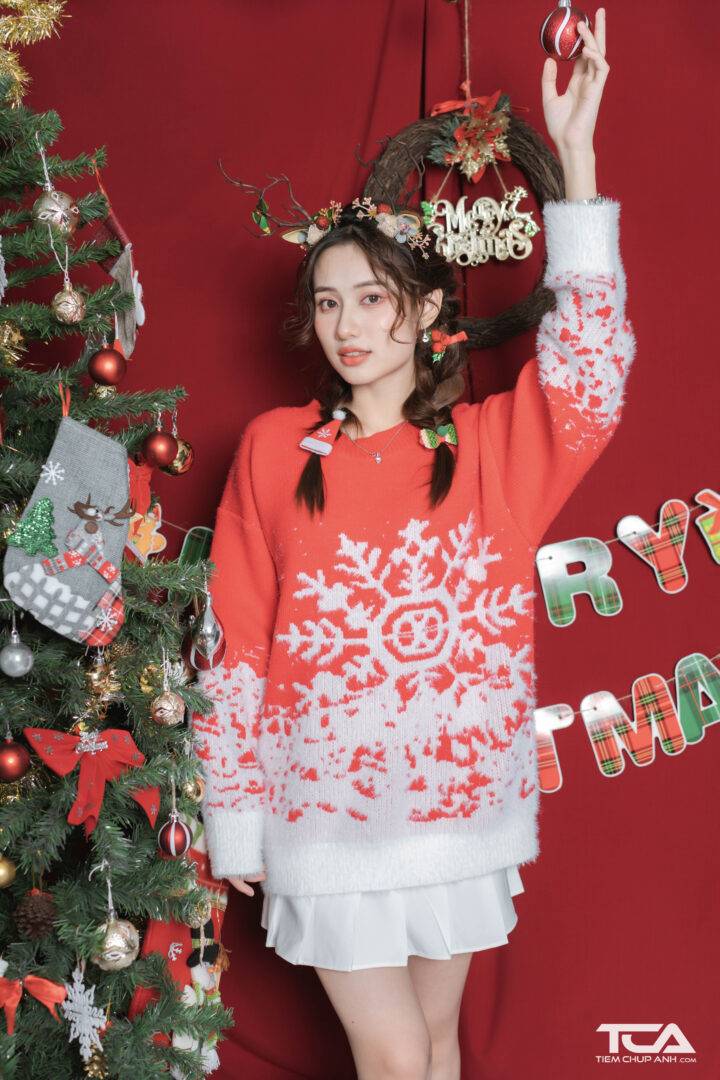 cách chụp ảnh noel tại nhà