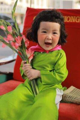 CHỤP ẢNH ÁO DÀI TẾT CHO BÉ
