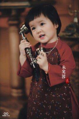 CHỤP ẢNH ÁO DÀI TẾT CHO BÉ
