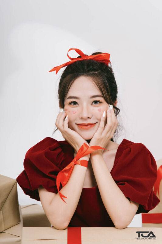 cách tạo dáng chụp ảnh noel