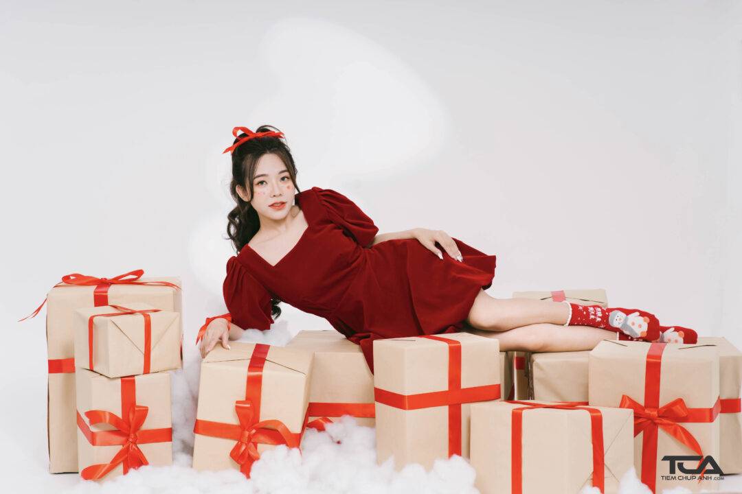 cách tạo dáng chụp ảnh noel