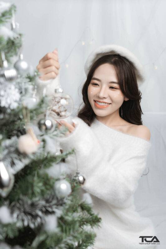 tạo dáng noel