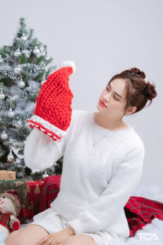 cách tạo dáng chụp noel