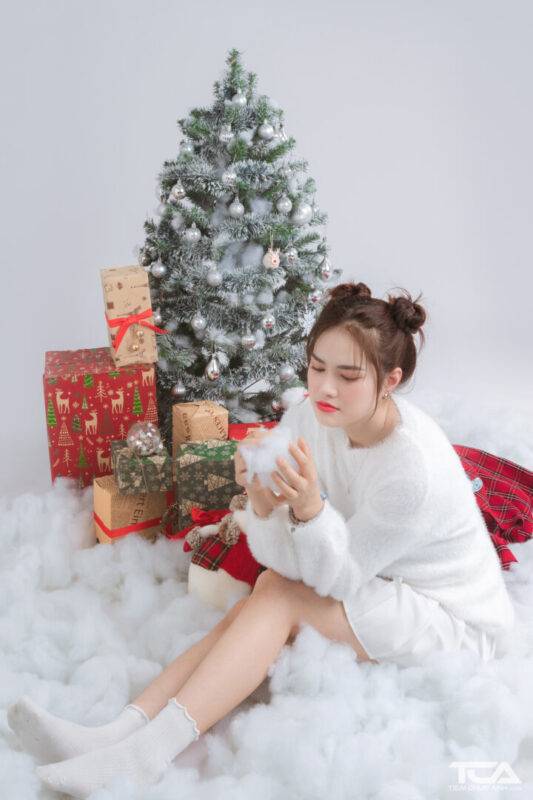 tạo dáng noel