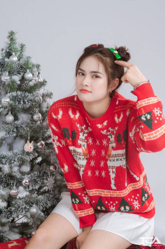 cách tạo dáng concept chụp ảnh noel đẹp