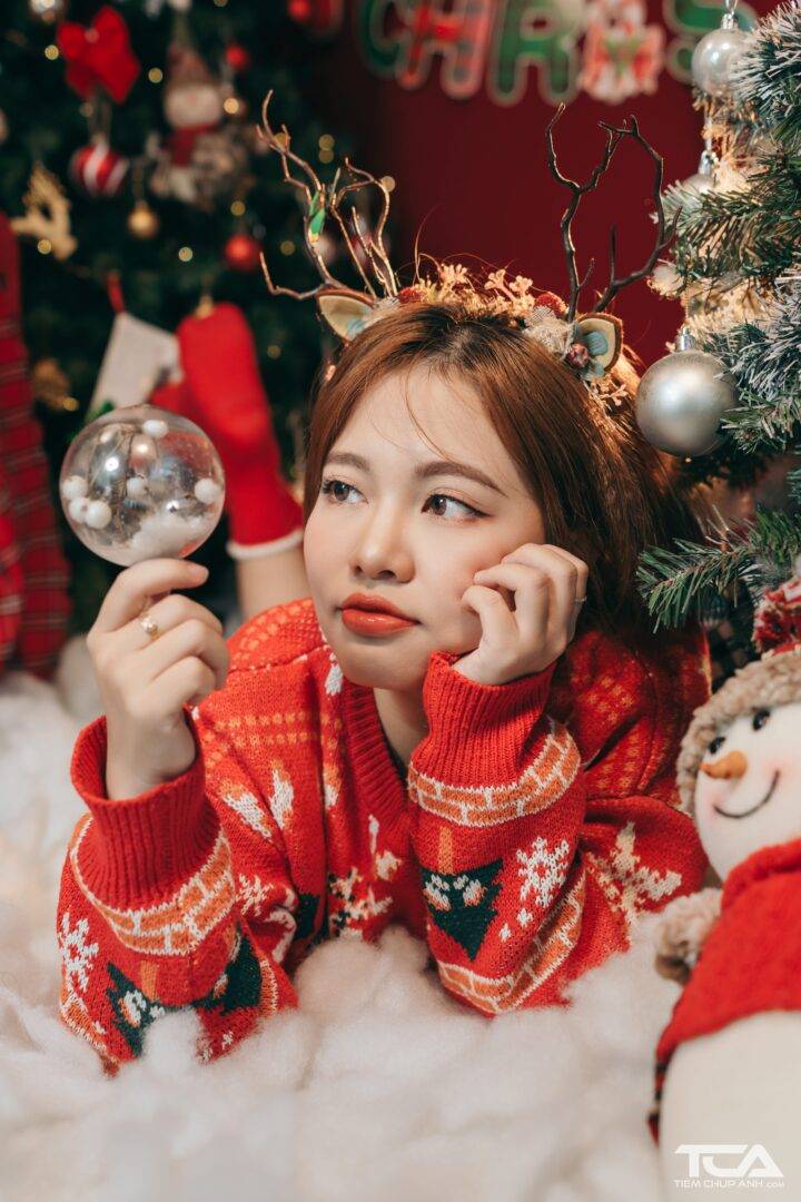 cách trang trí cửa noel