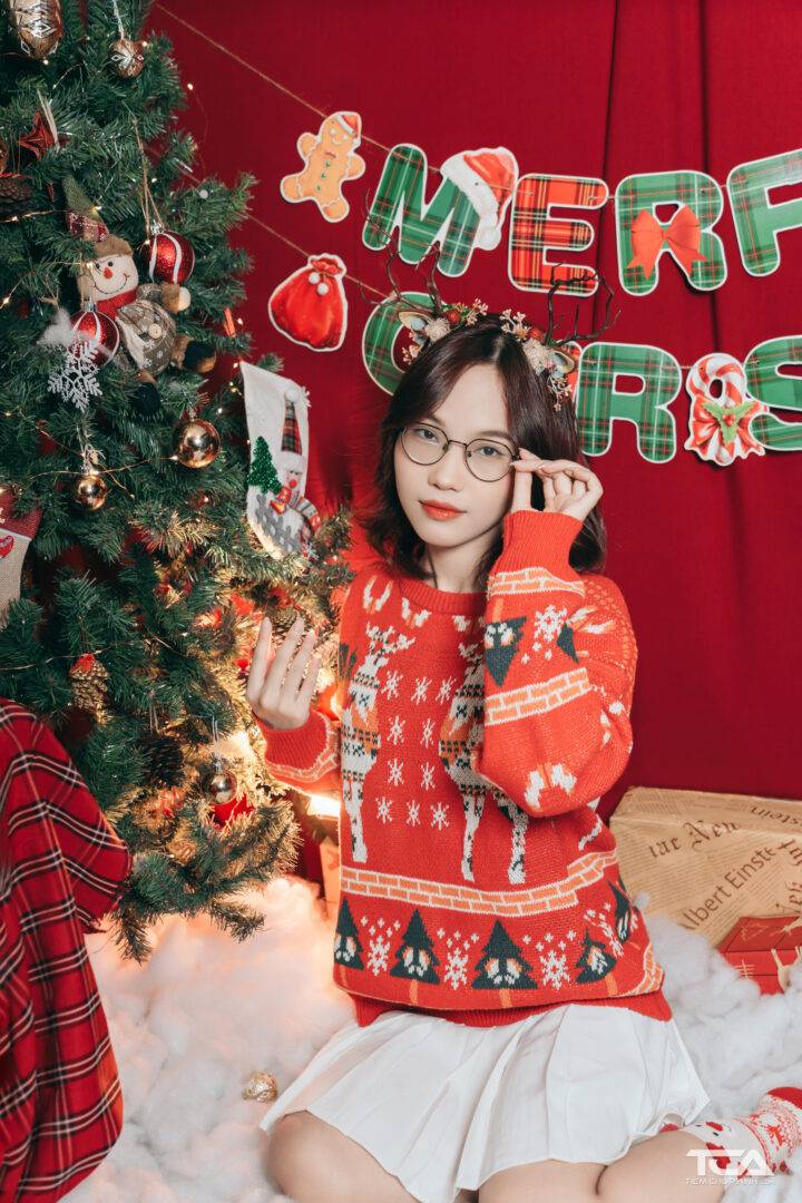 chụp hình noel