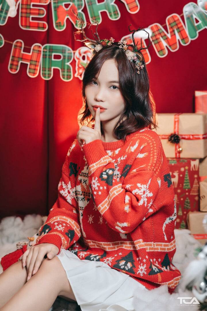 chụp hình noel đẹp