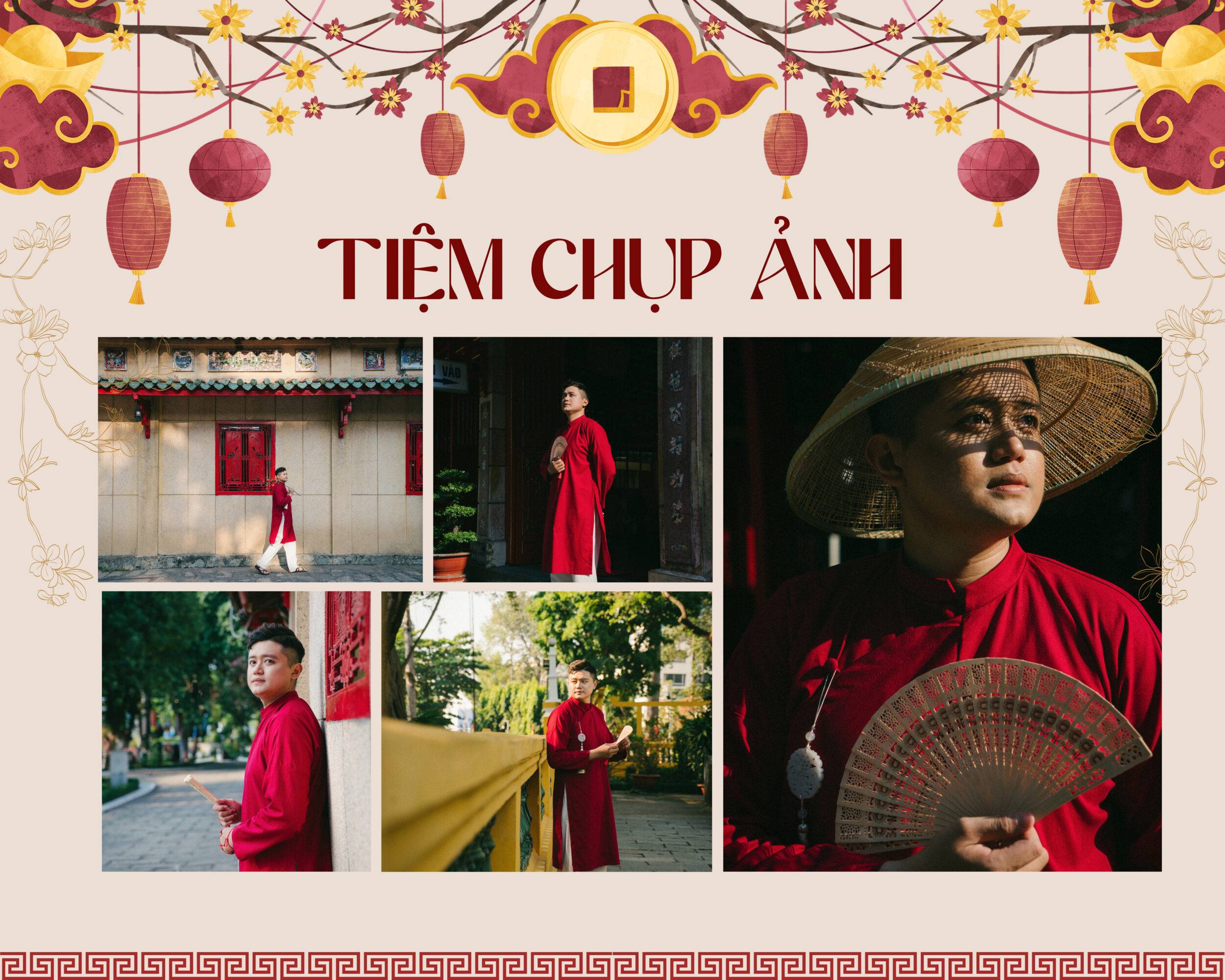 chụp hình tết nam
