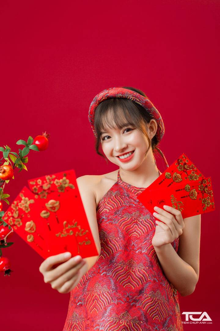 cách chụp hình tết đẹp