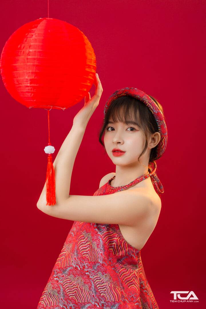 những kiểu chụp hình tết đẹp