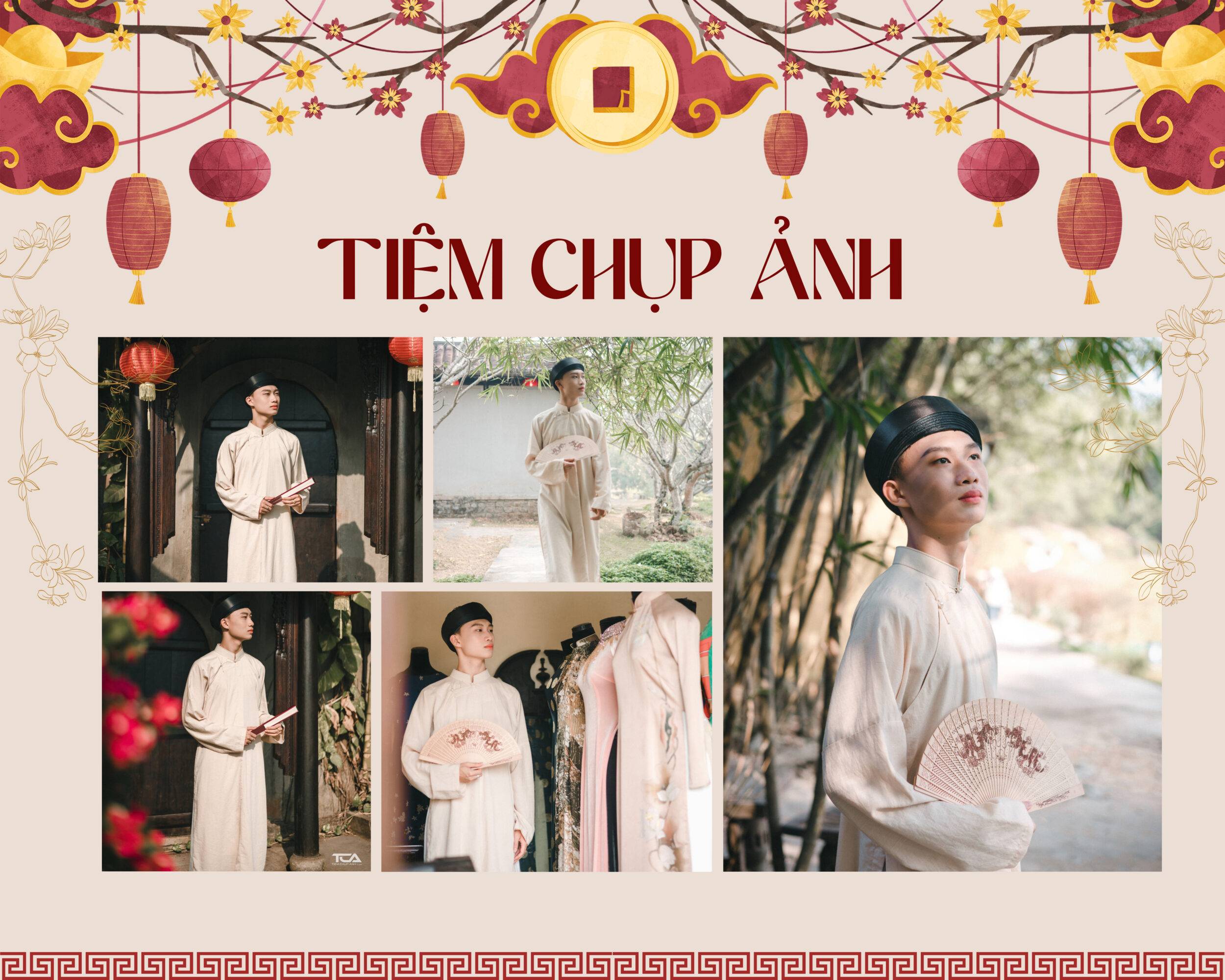 chụp ảnh tết cho nam