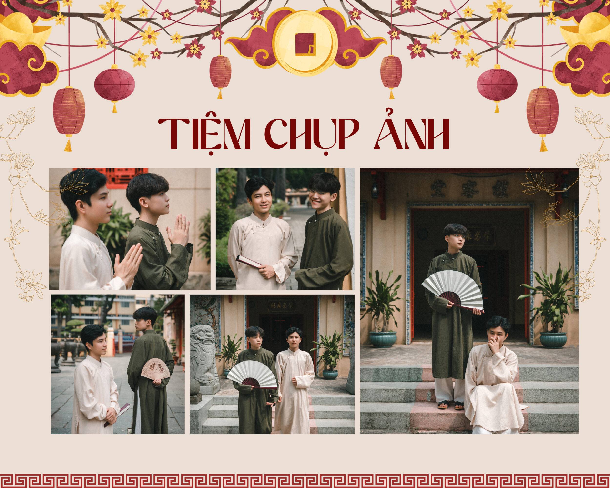chụp hình tết