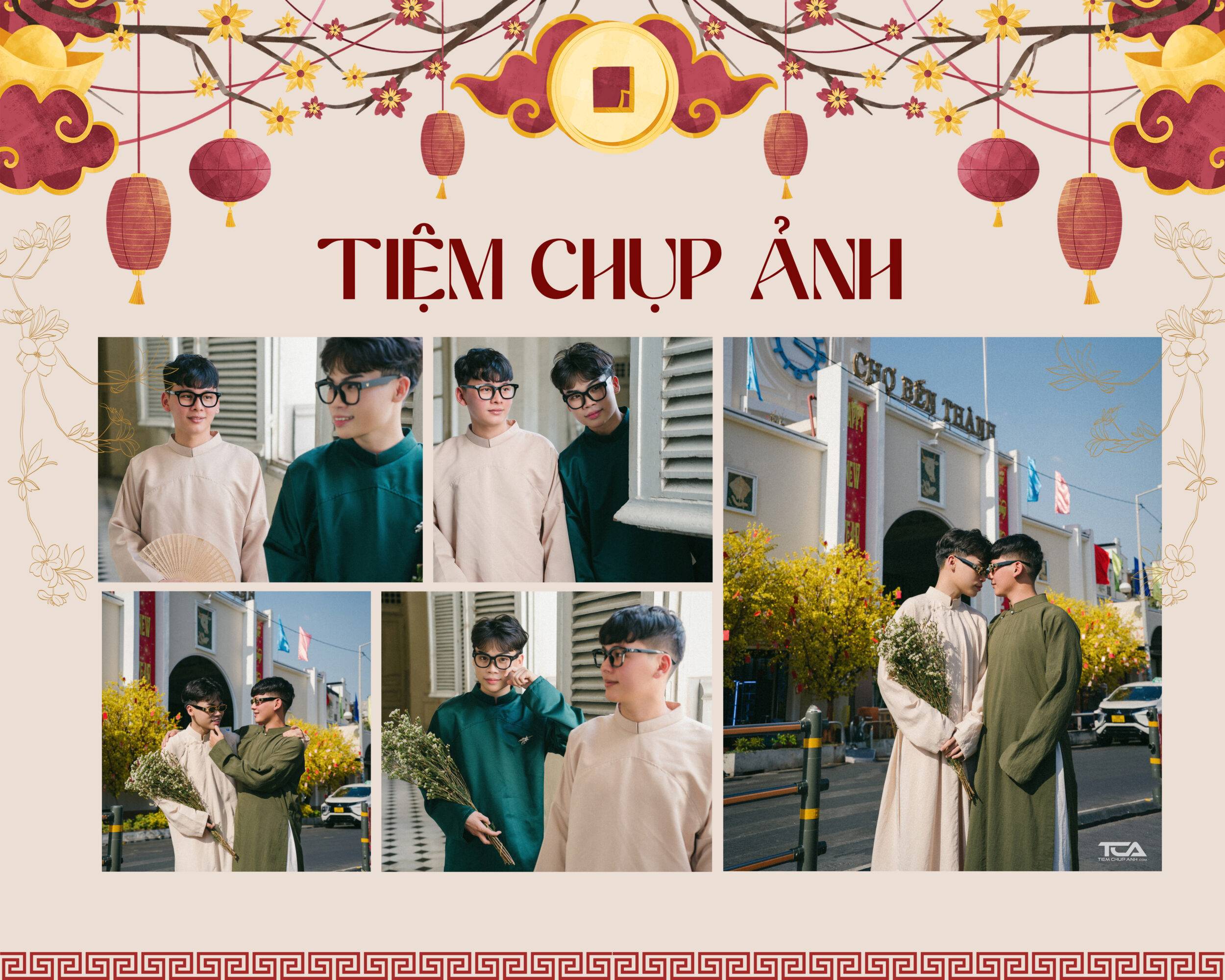 chup ảnh tết