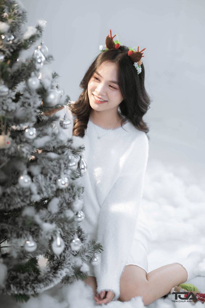 cách tạo dáng chụp ảnh đẹp noel