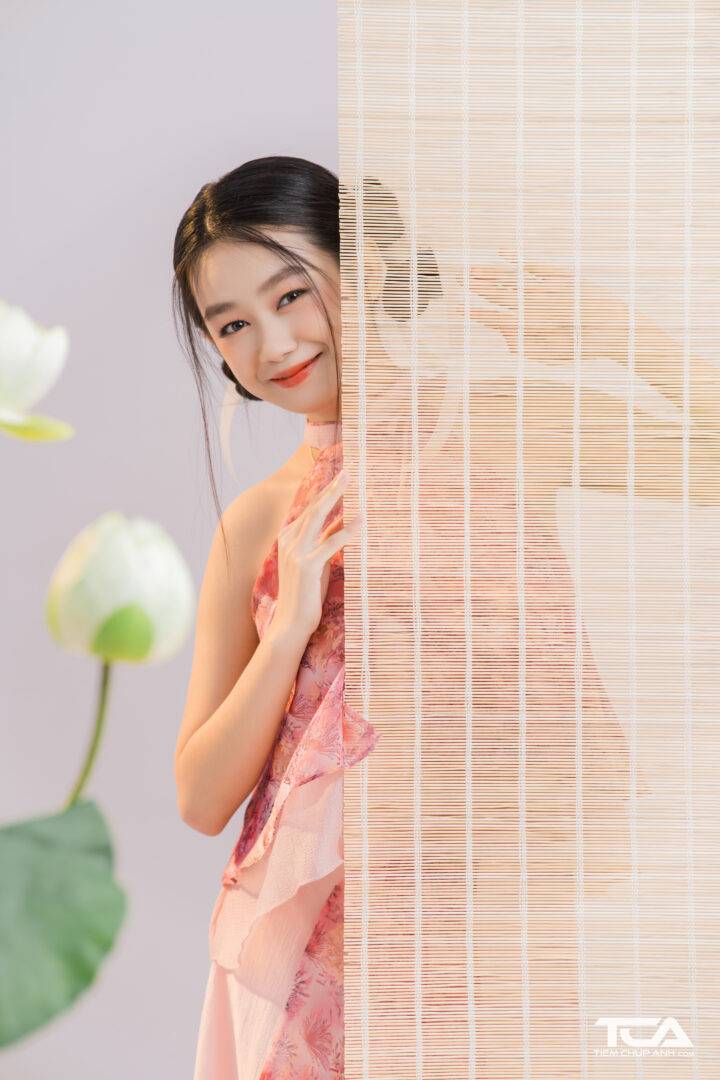 cách tạo dáng chụp ảnh ngày tết