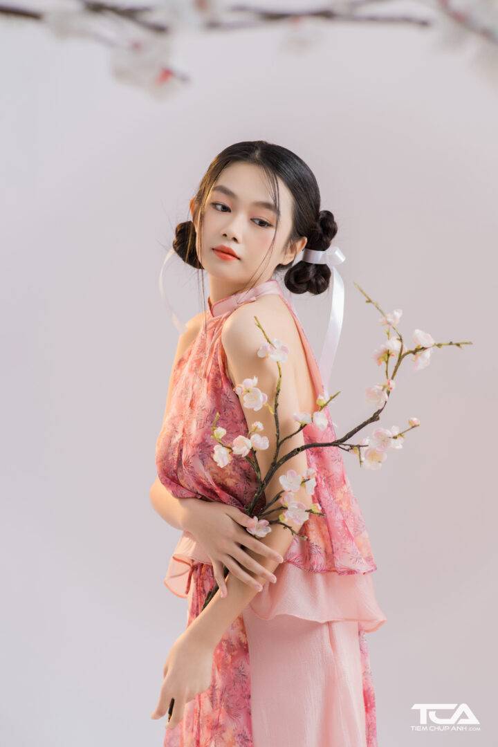 tạo dáng ngày tết