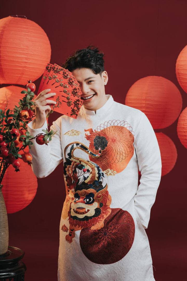 chụp hình tết nam