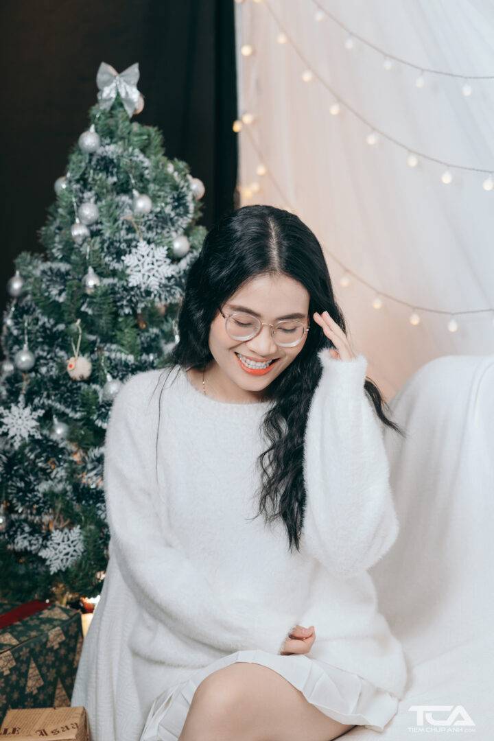 các kiểu chụp hình noel đẹp
