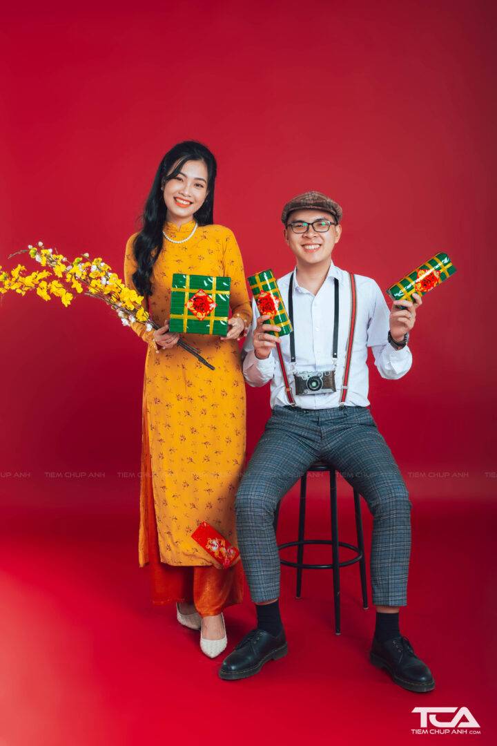 chụp hình xuân