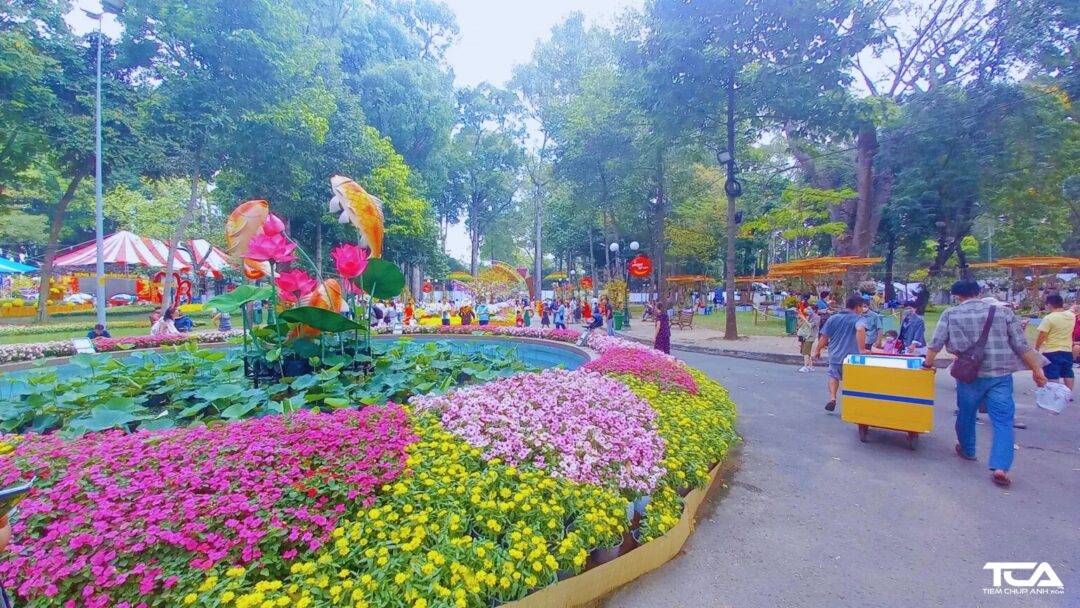 địa điểm chụp hình tết 2022
