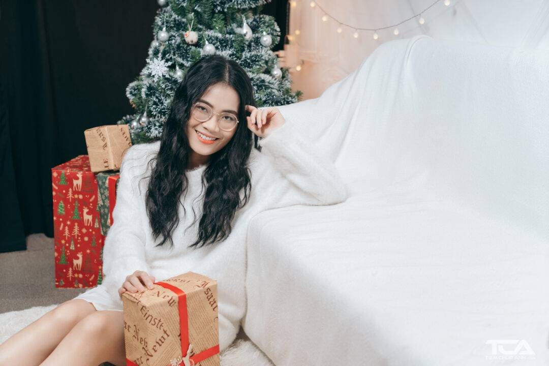những kiểu chụp hình noel đẹp