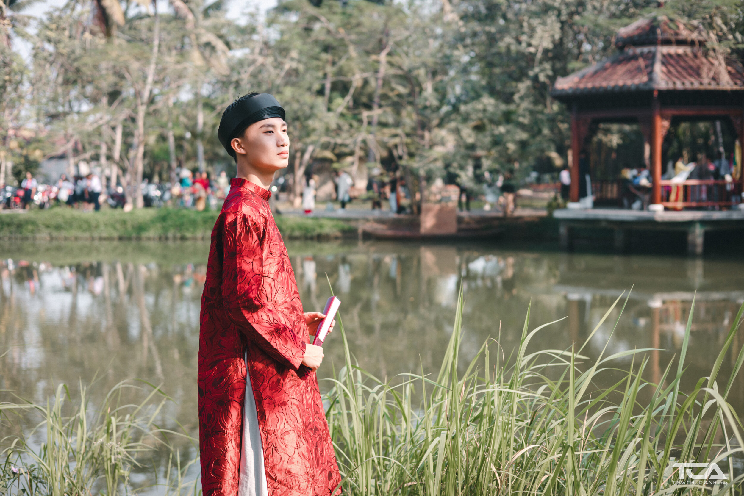 concept chụp ảnh Tết nam