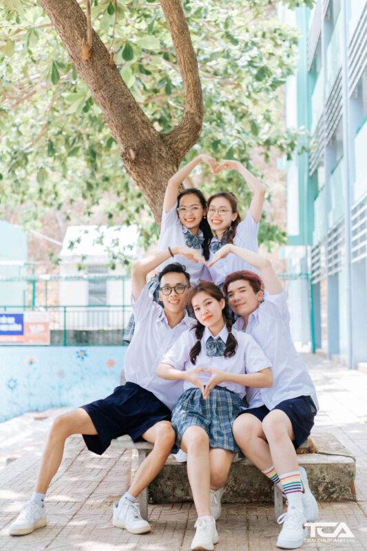 xếp hình chụp nhóm