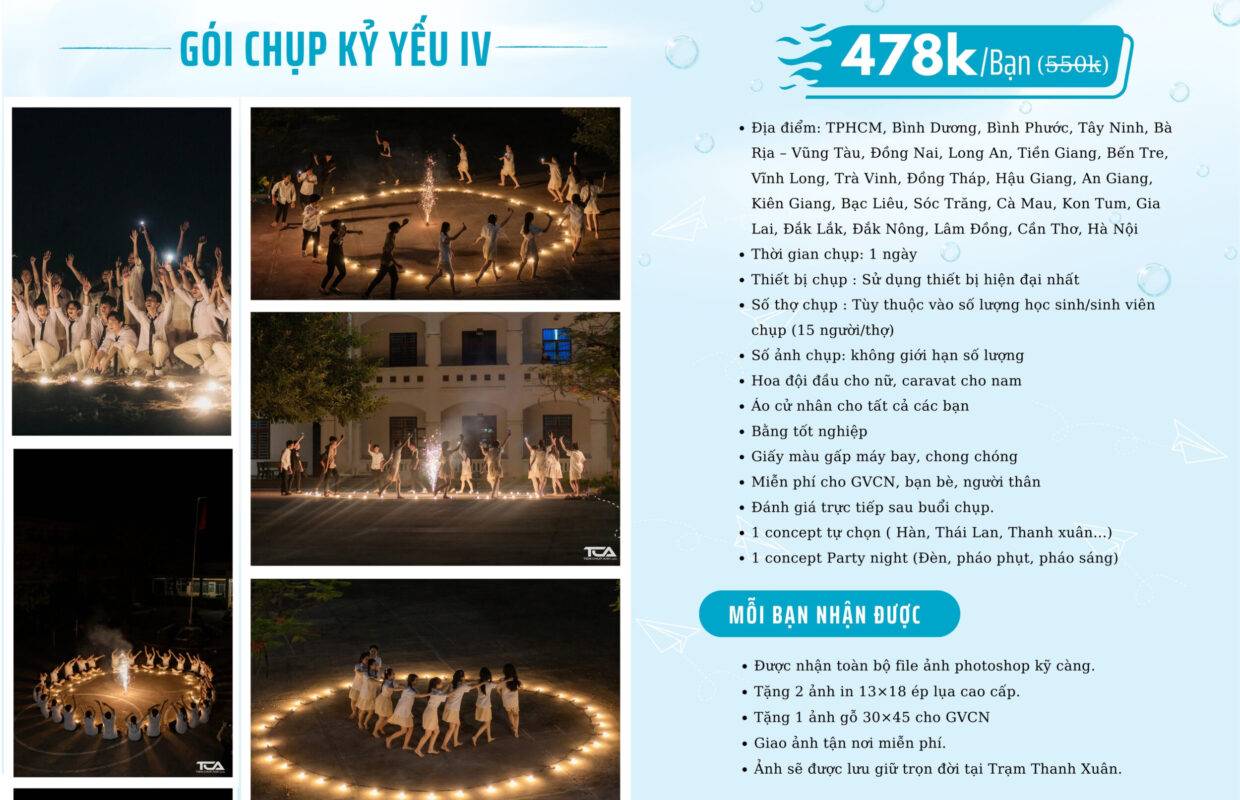 studio chụp ảnh kỷ yếu